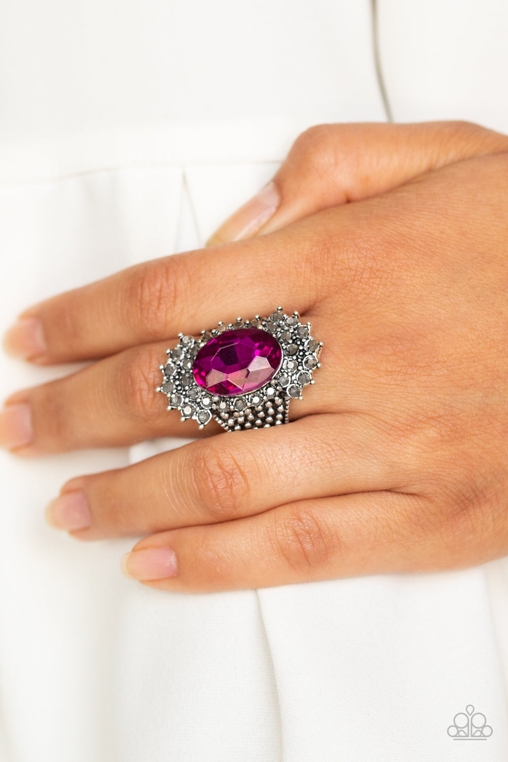 Paparazzi Him and HEIR Pink Ring LisaAbercrombie