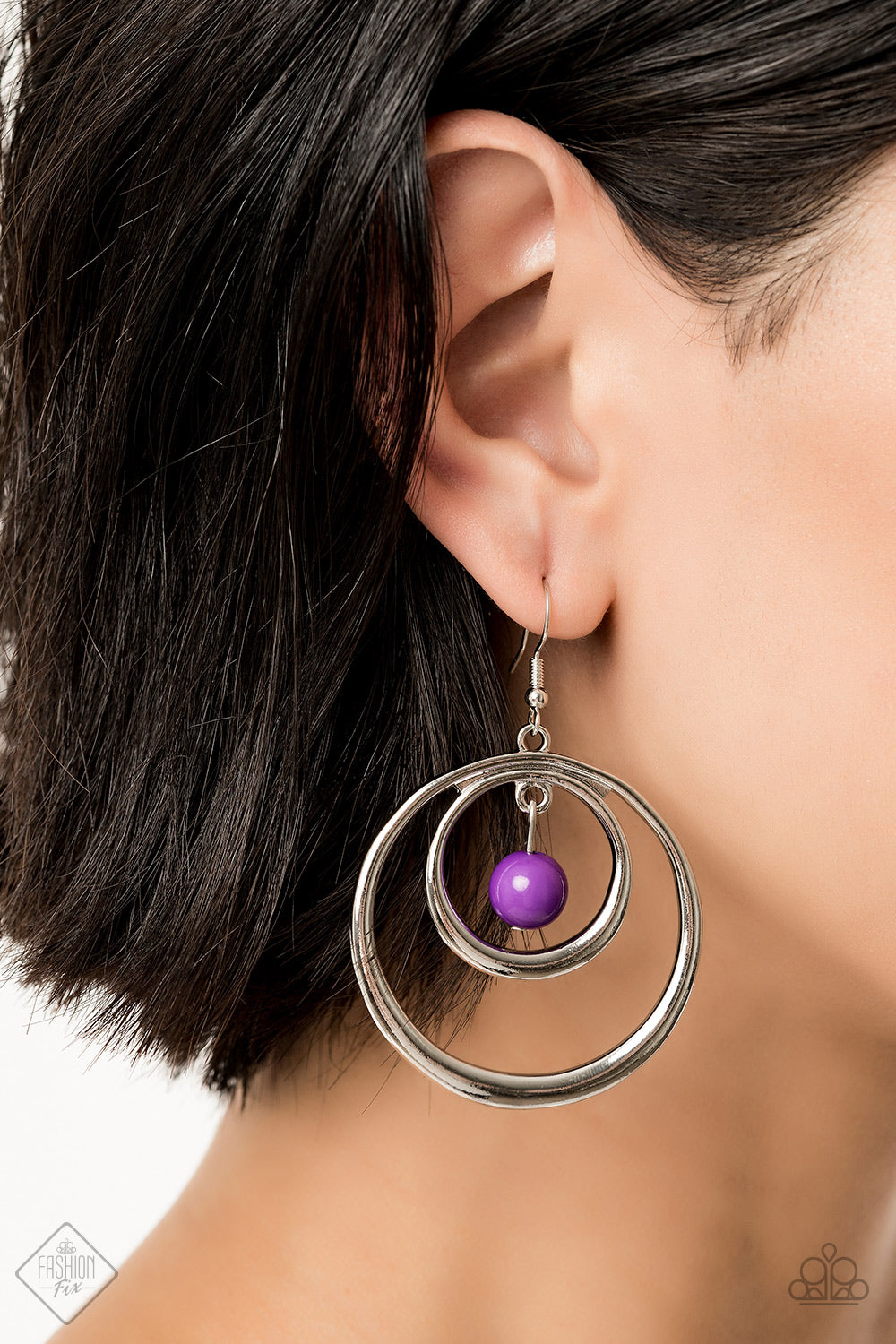 Paparazzi ♥ Diva Pop - Purple ♥  Earrings