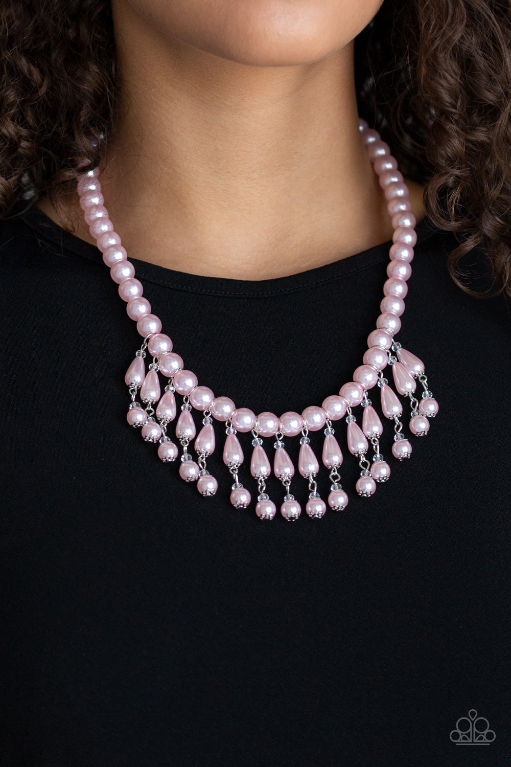 Paparazzi Accessories - Theres Always Room at the Top - Pink Pearl Nec –  Lady T Accessories