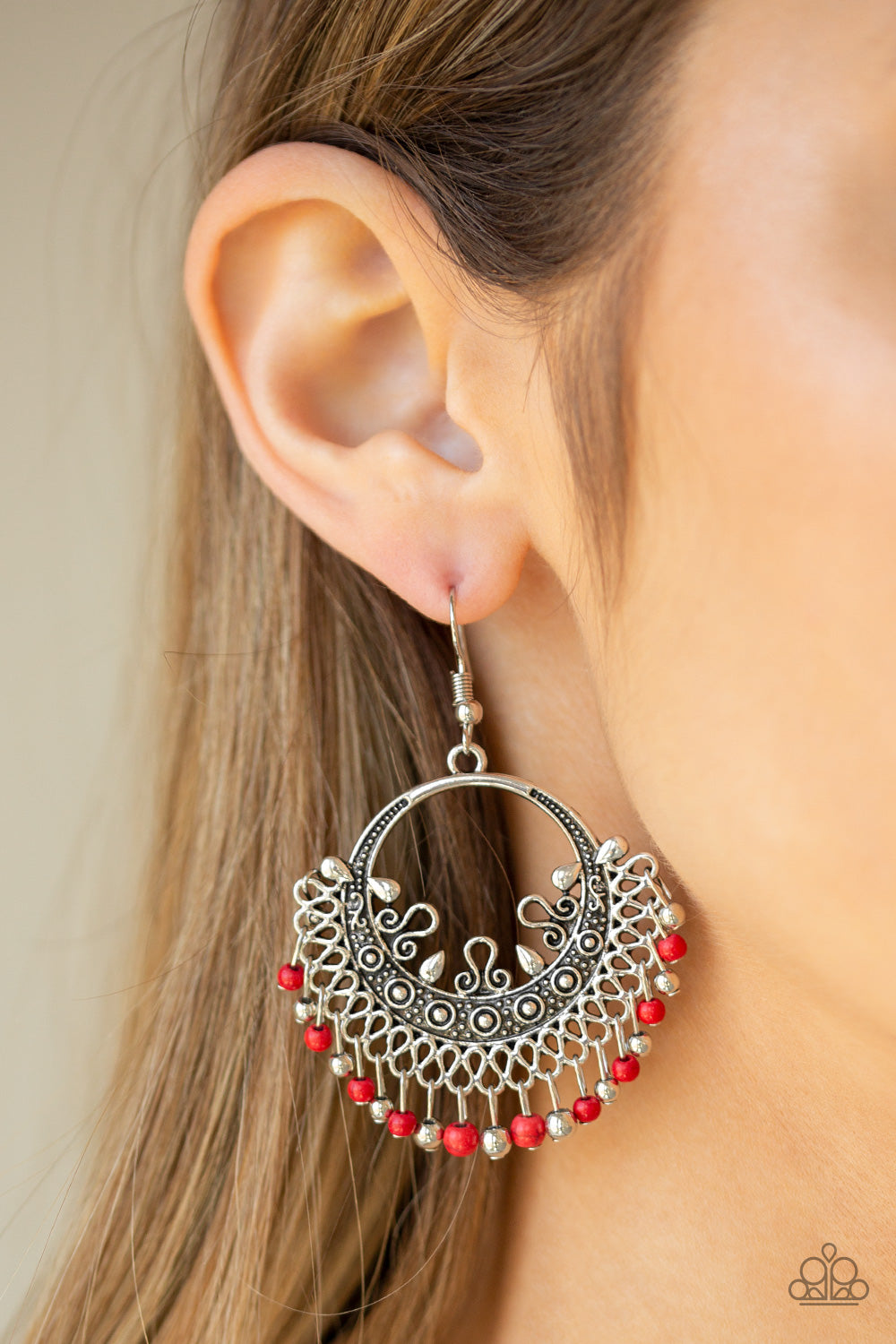 Paparazzi ♥ Canyonlands Celebration - Red ♥  Earrings