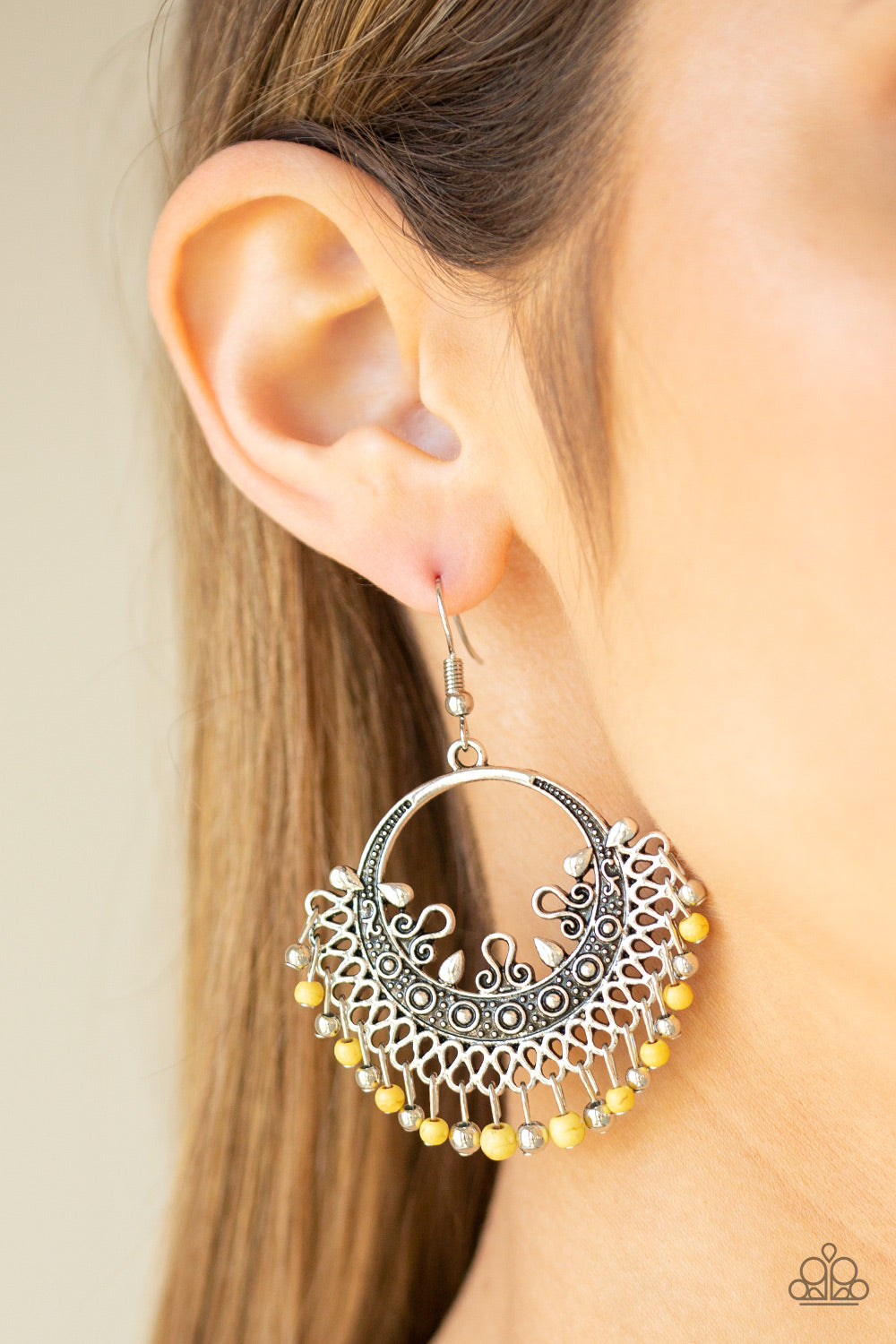 Paparazzi ♥ Canyonlands Celebration - Yellow ♥  Earrings