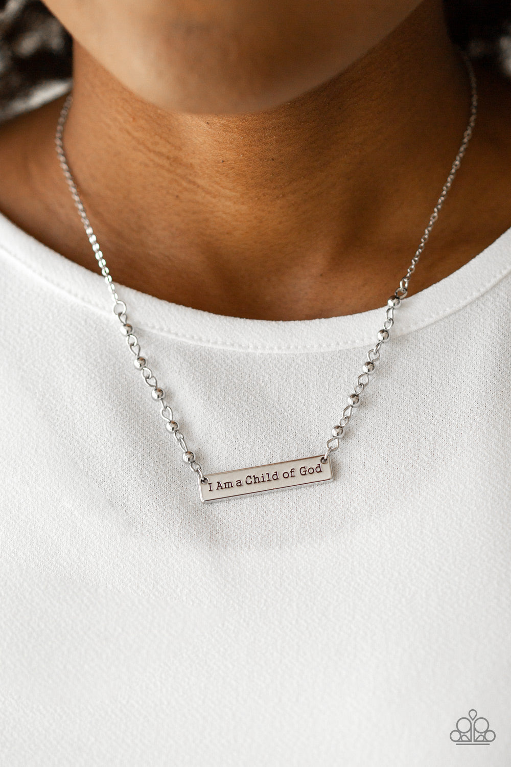 Paparazzi ♥ Send Me An Angel - Silver ♥  Necklace