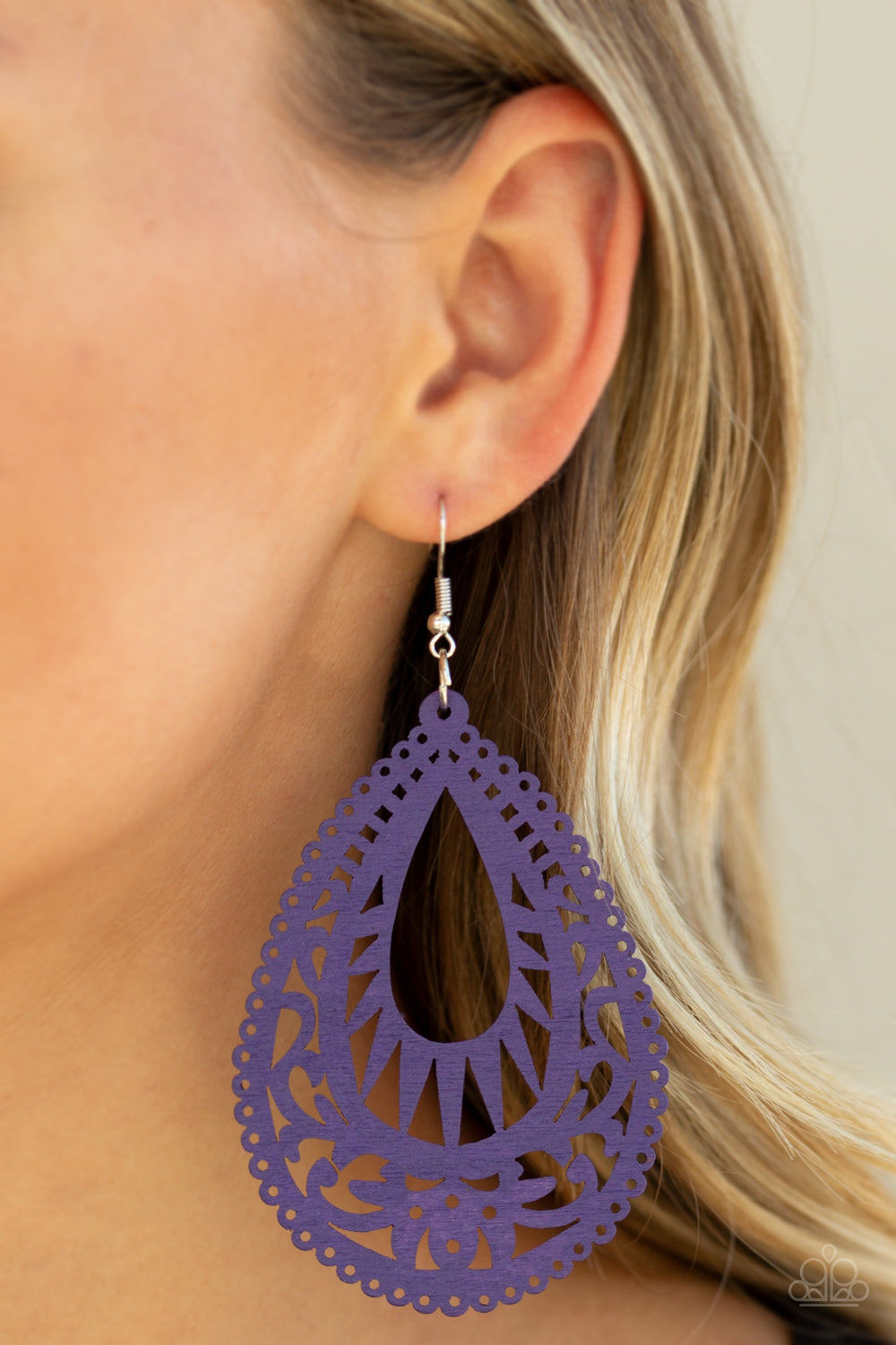 Paparazzi ♥ Zesty Zen - Purple ♥  Earrings