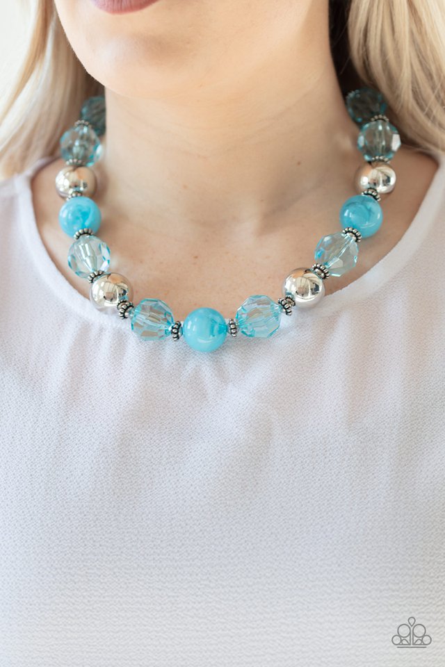 Paparazzi ♥ Very Voluminous - Blue ♥ Necklace