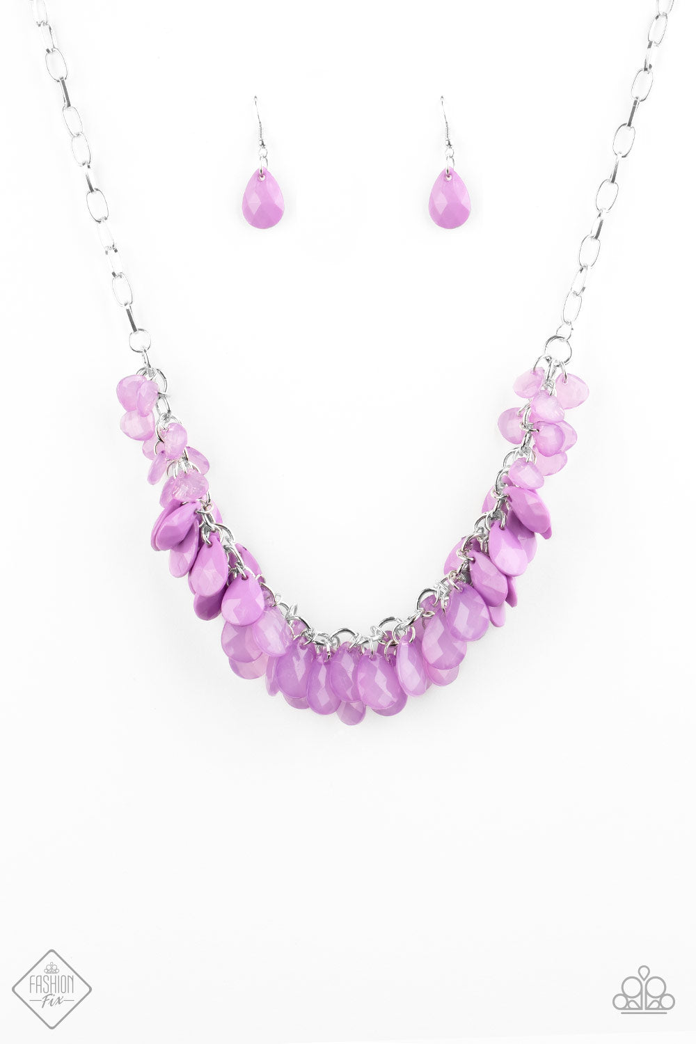 Paparazzi Pearl Appraisal Necklace Purple | Silver bead necklace, Purple  necklace, Purple pearl