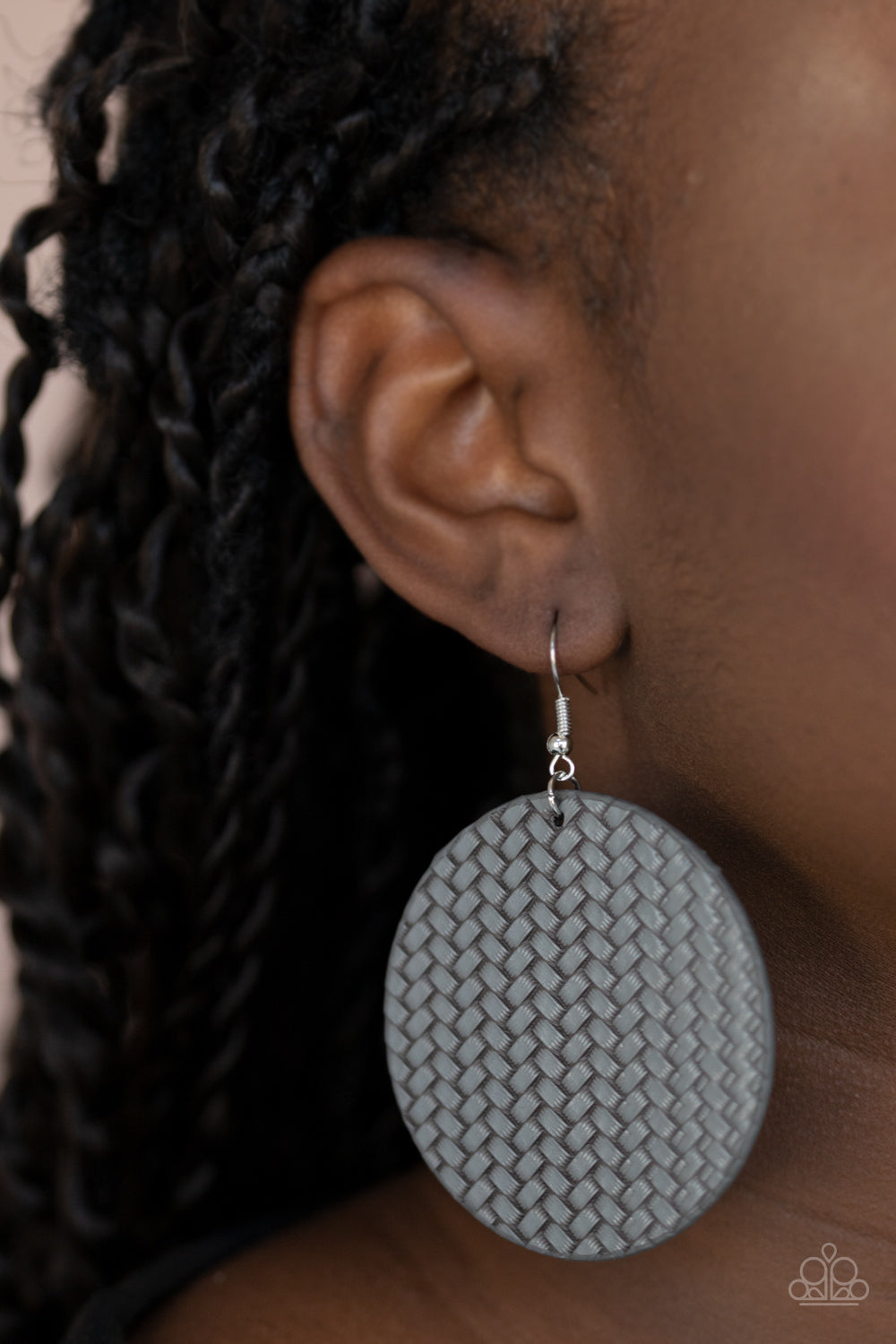 Paparazzi ♥ WEAVE Your Mark - Silver ♥  Earrings