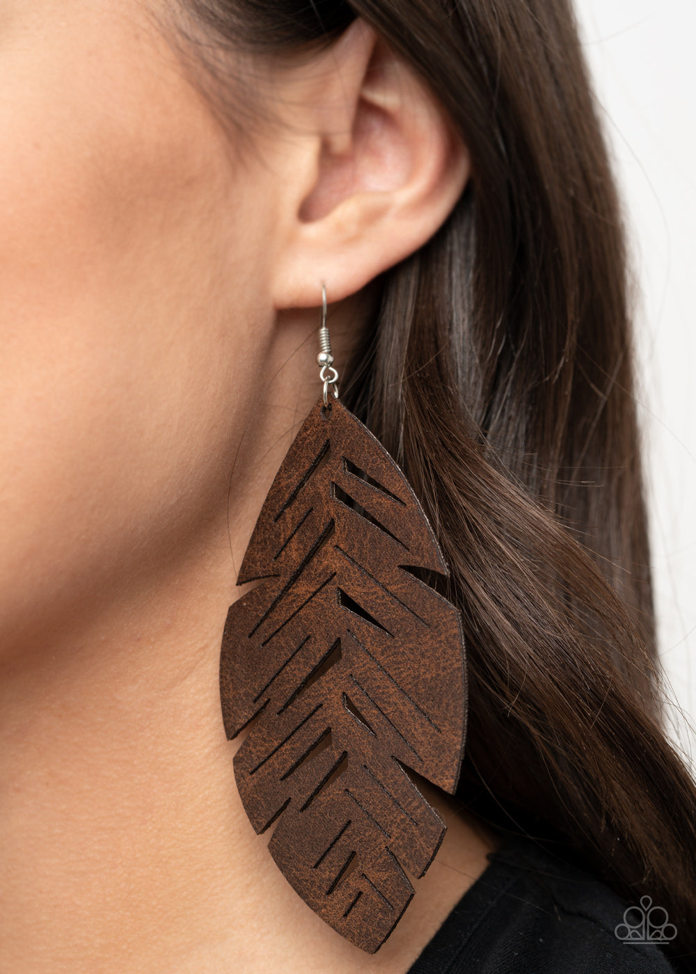 Paparazzi ♥ I Want To Fly - Brown ♥  Earrings