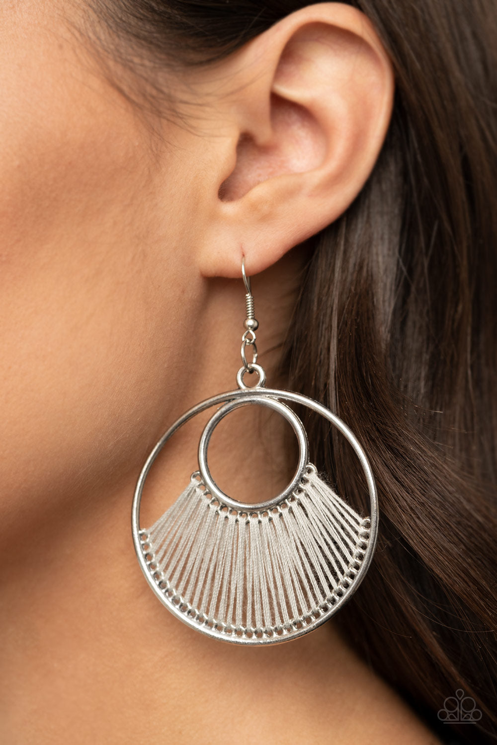 Paparazzi ♥ Really High-Strung - Silver ♥  Earrings