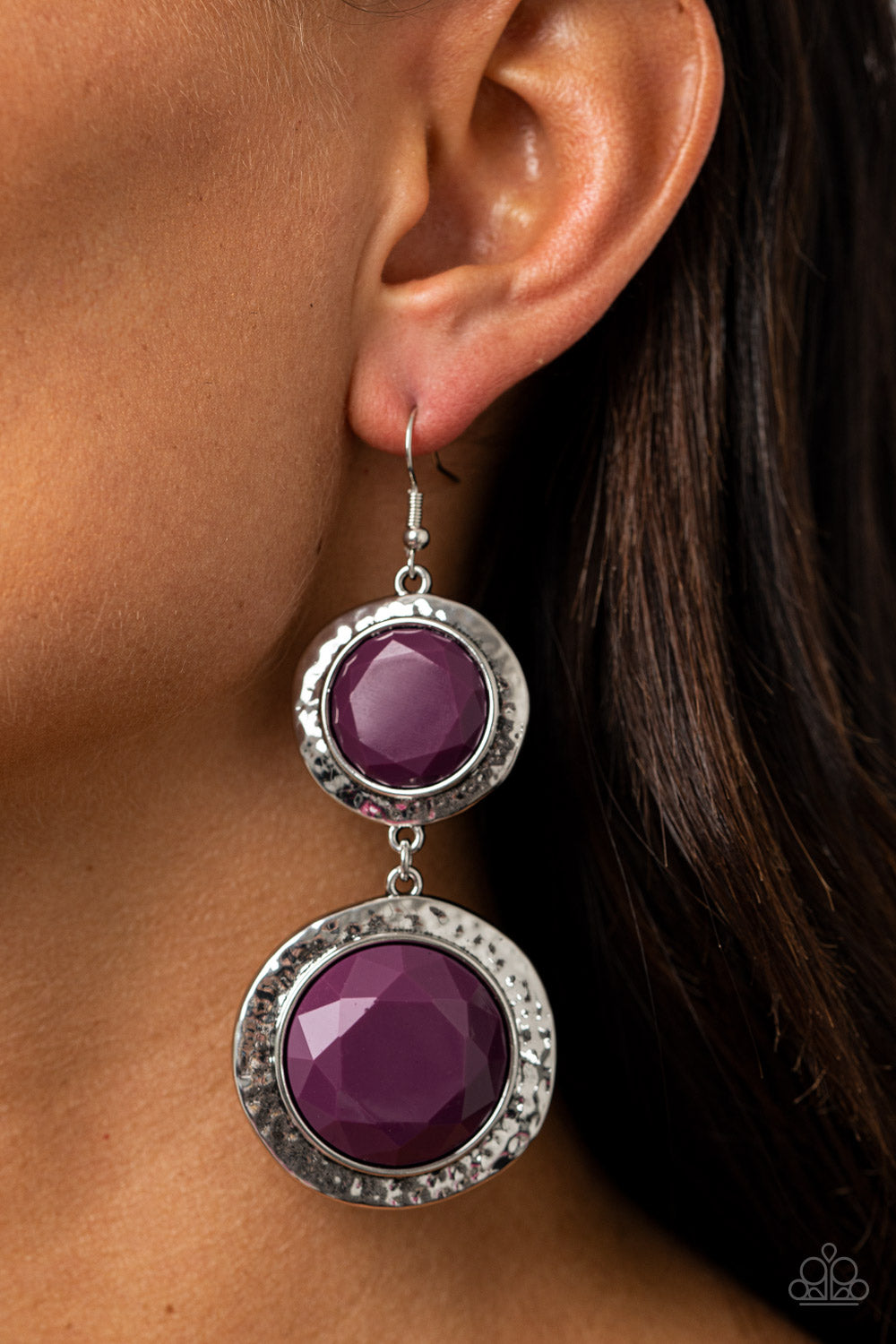 Paparazzi ♥ Thrift Shop Stop - Purple ♥  Earrings