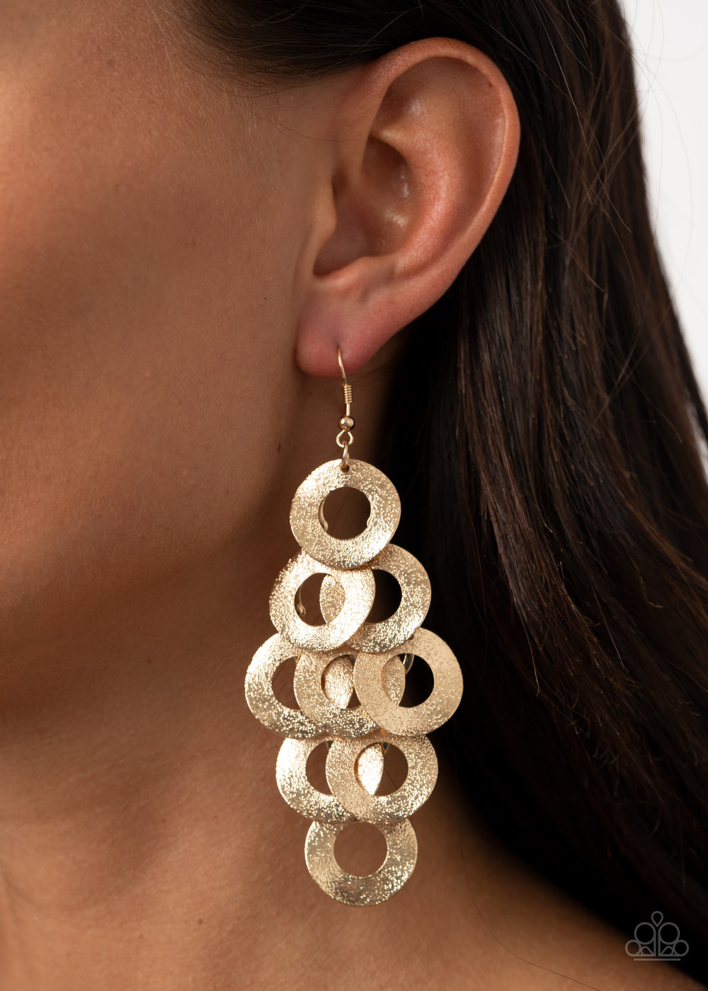 Paparazzi ♥ Scattered Shimmer - Gold ♥  Earrings