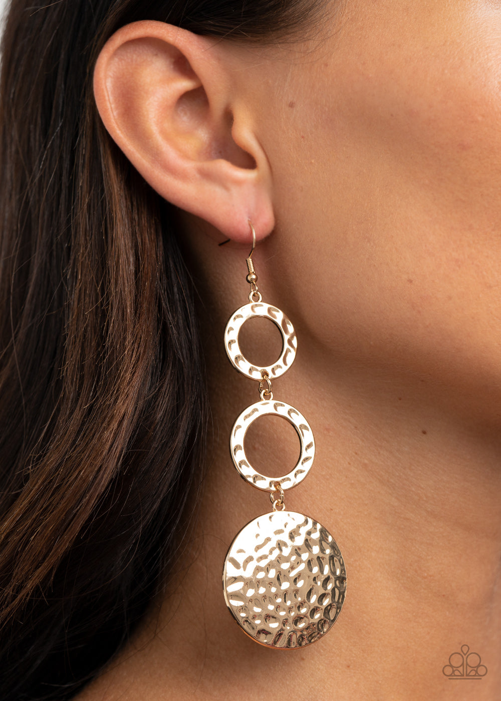 Paparazzi ♥ Blooming Baubles - Gold ♥  Earrings