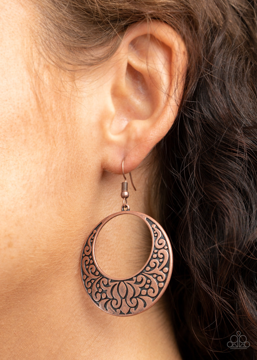 Paparazzi ♥ Secret Groves - Copper ♥  Earrings