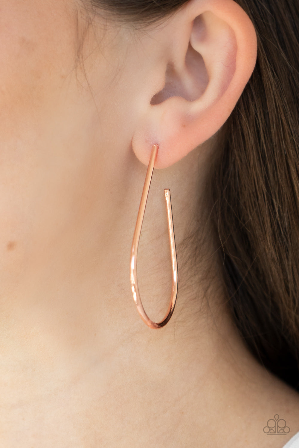 Paparazzi ♥ City Curves - Copper ♥  Earrings