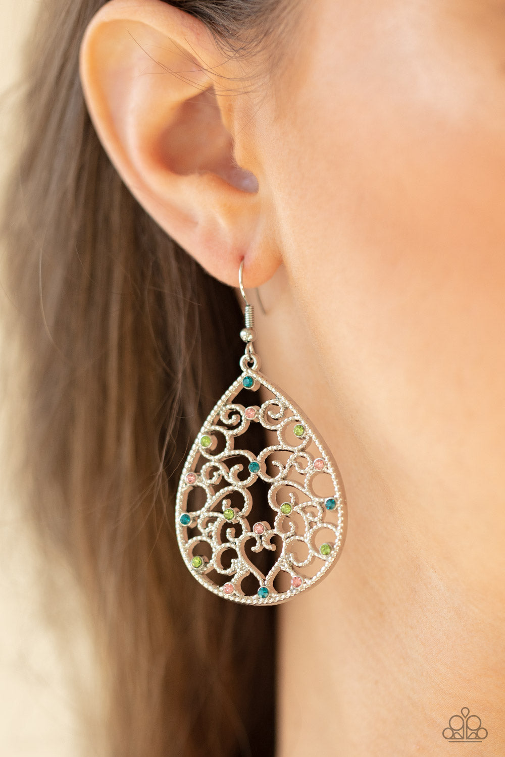 Paparazzi ♥ Midnight Carriage - Multi ♥  Earrings