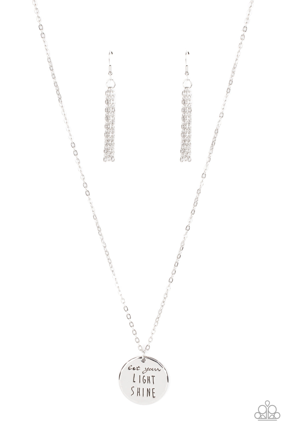 Paparazzi ♥ Light It Up - Silver ♥ Necklace