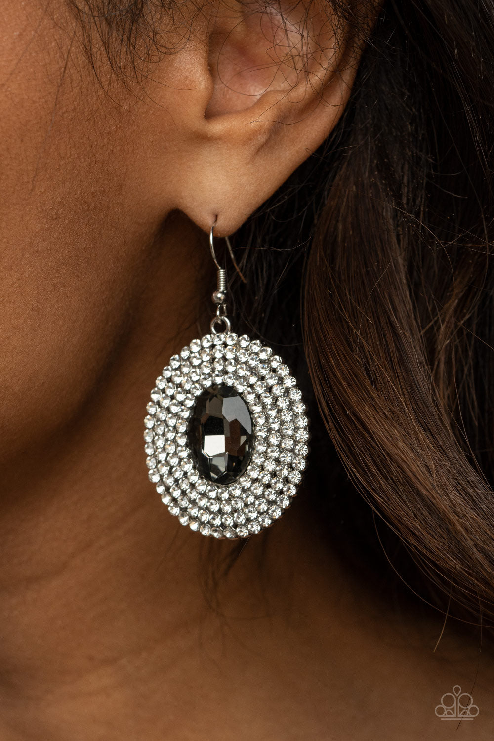 Paparazzi ♥ FIERCE Field - Silver ♥  Earrings