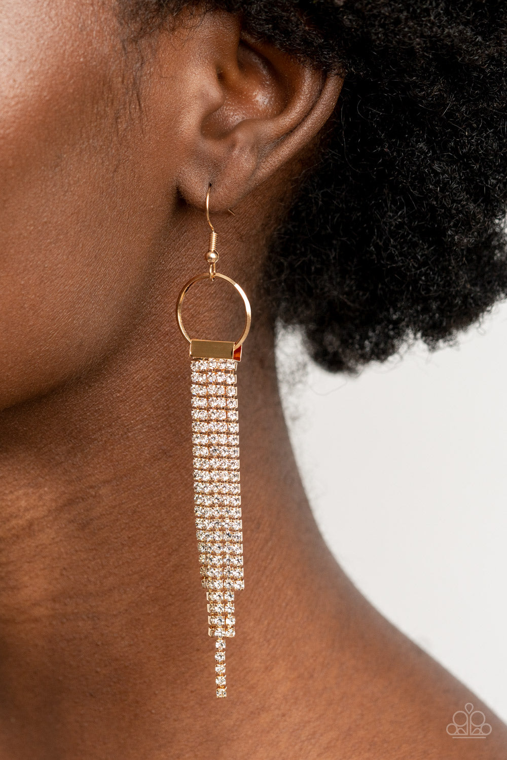 Paparazzi ♥ Tapered Twinkle - Gold ♥  Earrings