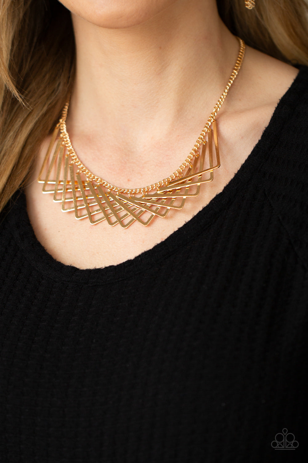 Paparazzi ♥ Metro Mirage - Gold ♥  Necklace