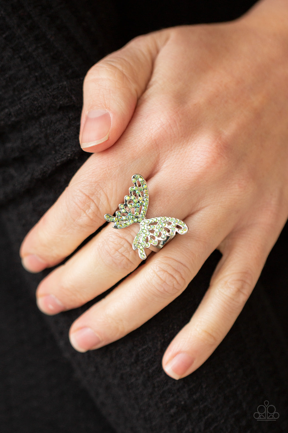 Paparazzi butterfly ring deals