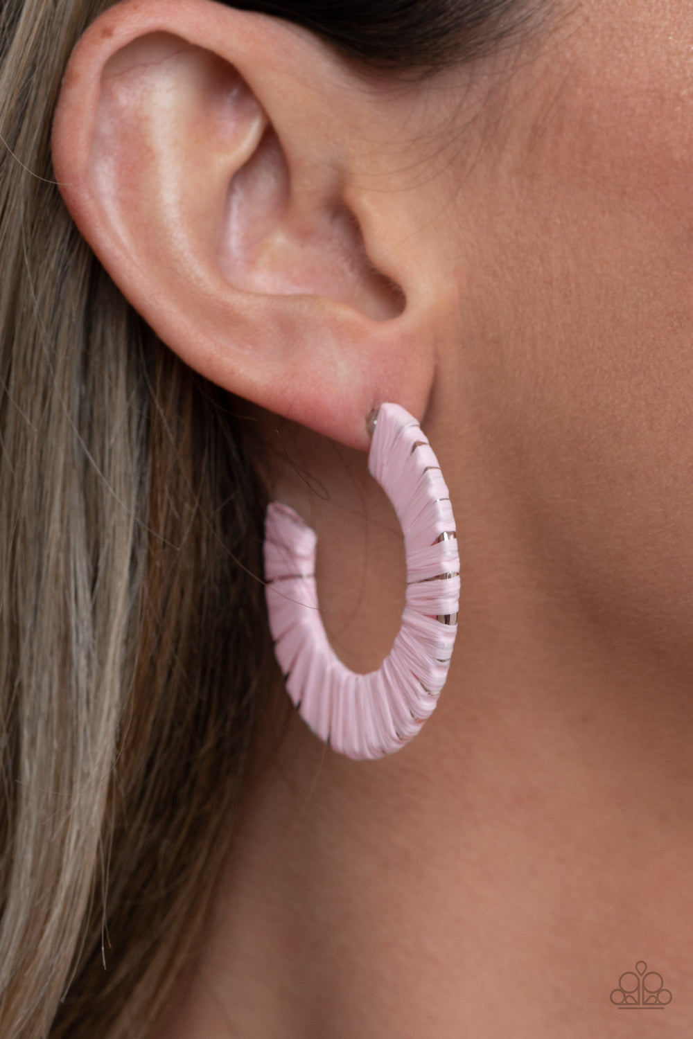 Paparazzi ♥ A Chance of RAINBOWS - Pink ♥  Earrings