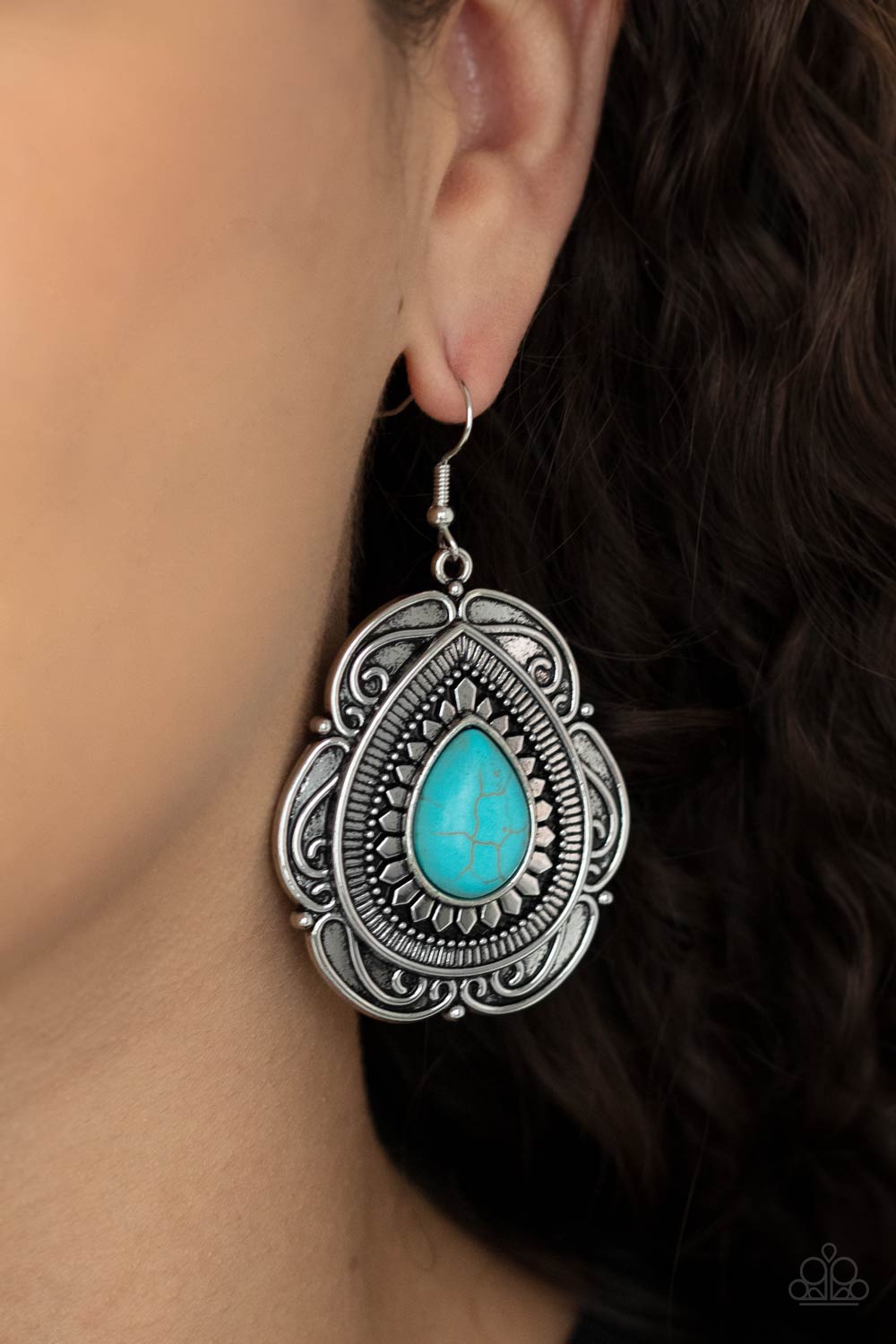 Paparazzi ♥ Southwestern Soul - Blue ♥  Earrings