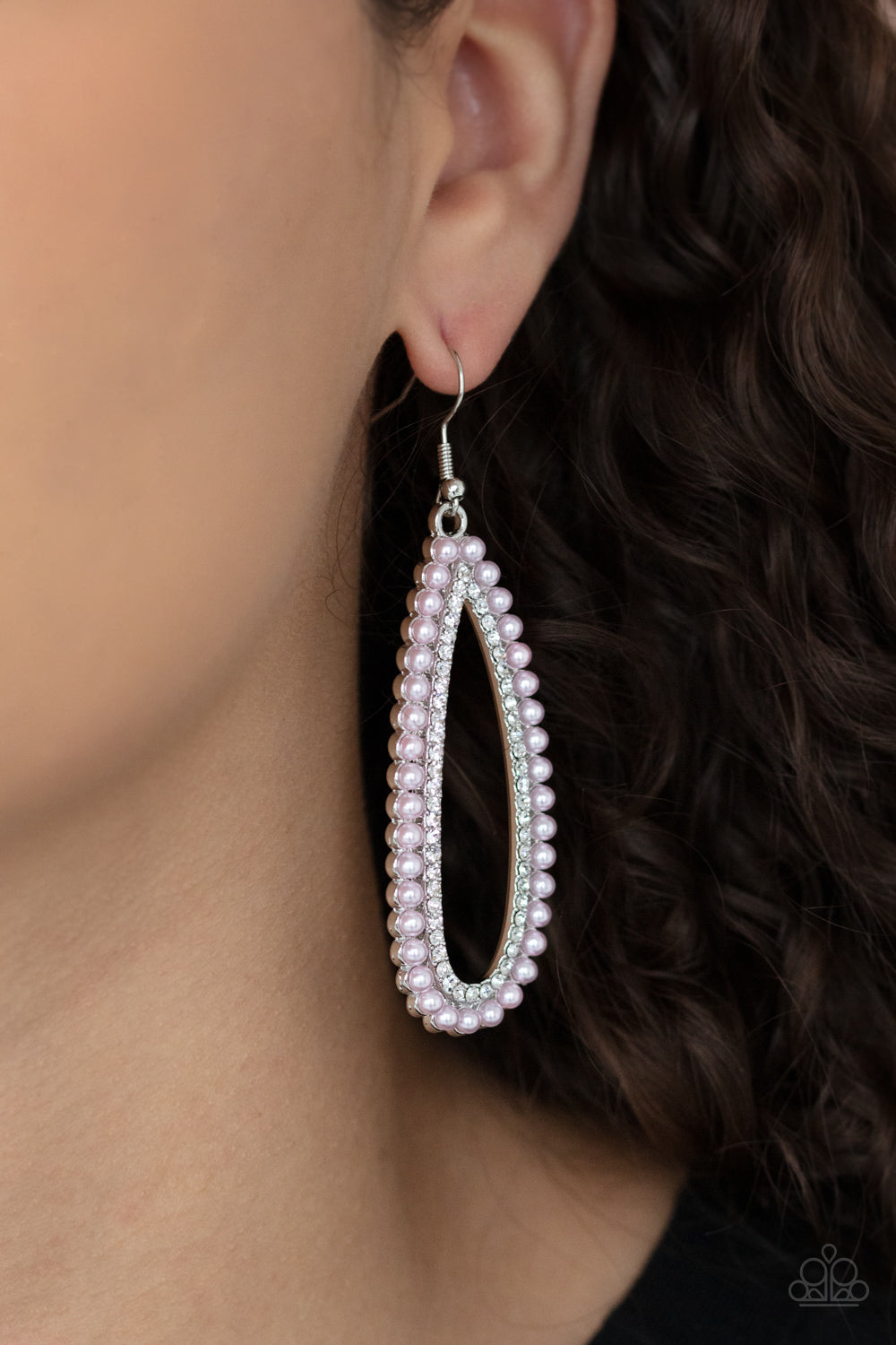 Paparazzi ♥ Glamorously Glowing - Pink ♥  Earrings