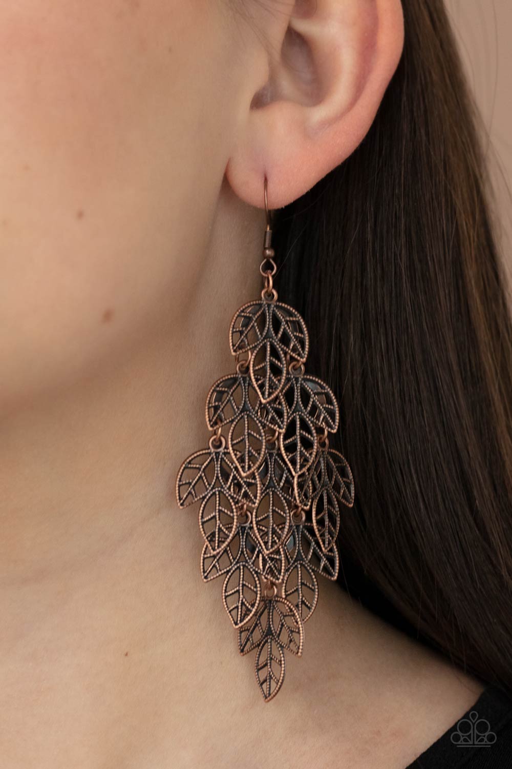 Paparazzi ♥ The Shakedown - Copper ♥  Earrings