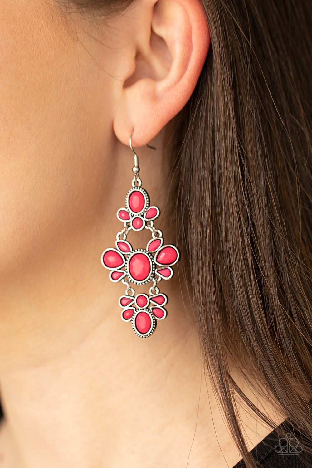 Paparazzi ♥ VACAY The Premises - Pink ♥  Earrings