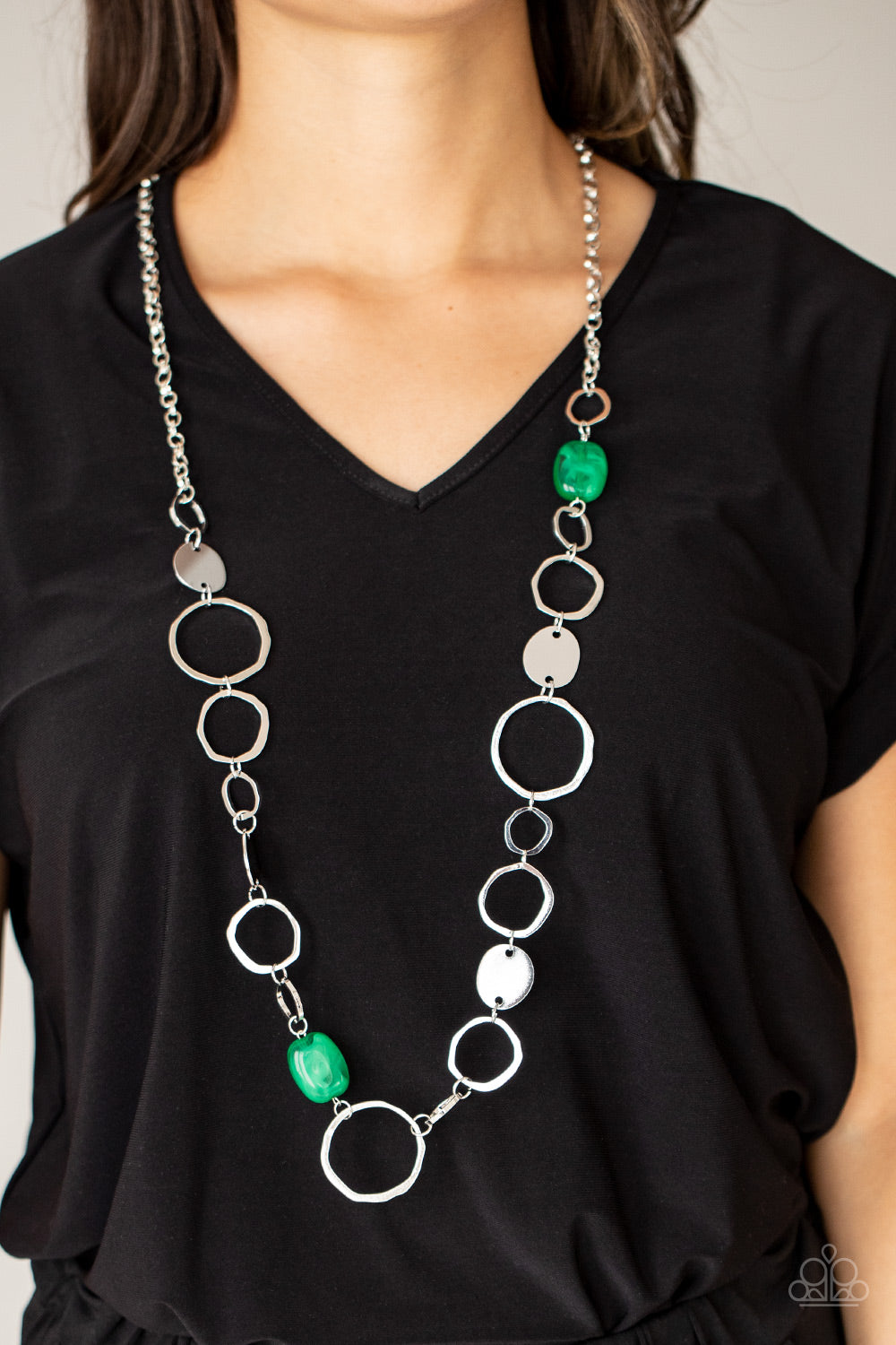 Paparazzi ♥ Colorful Combo - Green ♥  Necklace