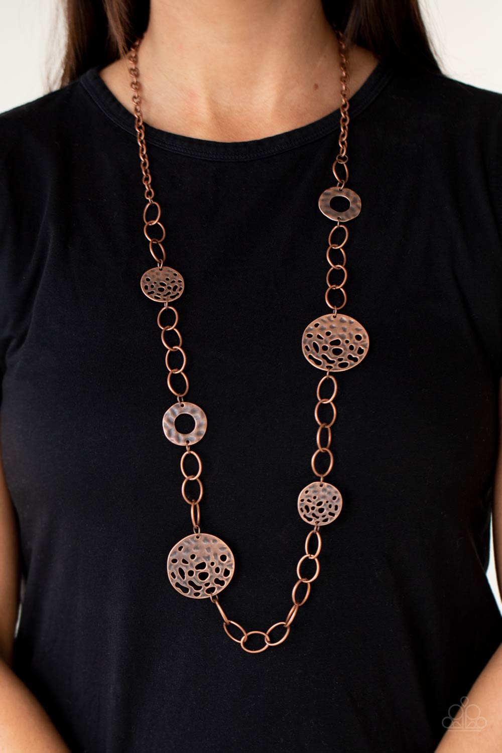 Industrial Intentions - Copper - Paparazzi Necklace