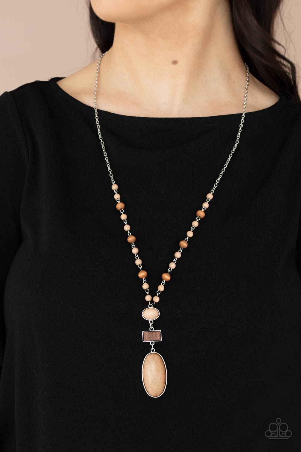 Paparazzi ♥ Naturally Essential - Brown ♥  Necklace