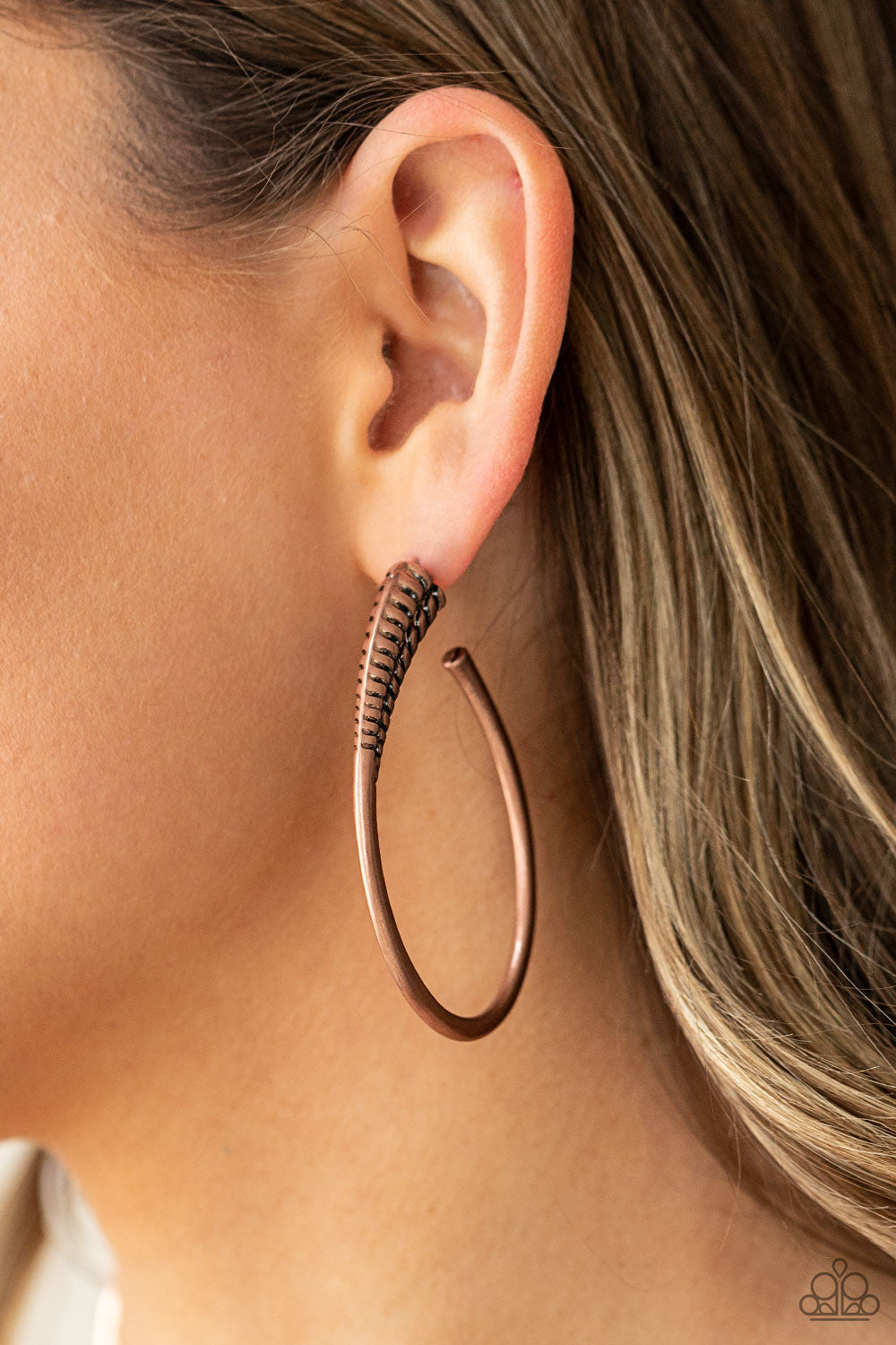 Paparazzi ♥ Fully Loaded - Copper ♥  Earrings