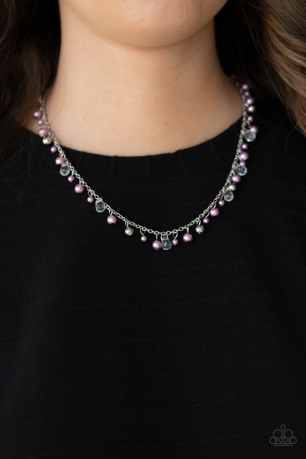 Paparazzi ♥ Pearl Essence - Purple ♥ Necklace – LisaAbercrombie