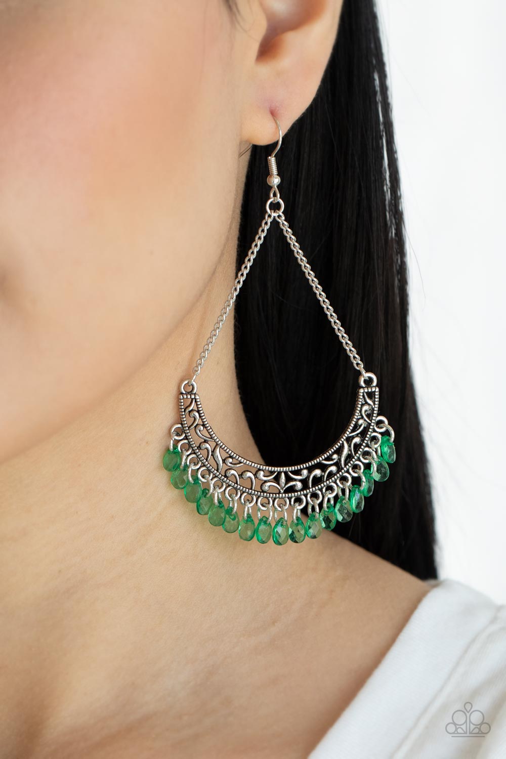 Paparazzi ♥ Orchard Odyssey - Green ♥ Earrings