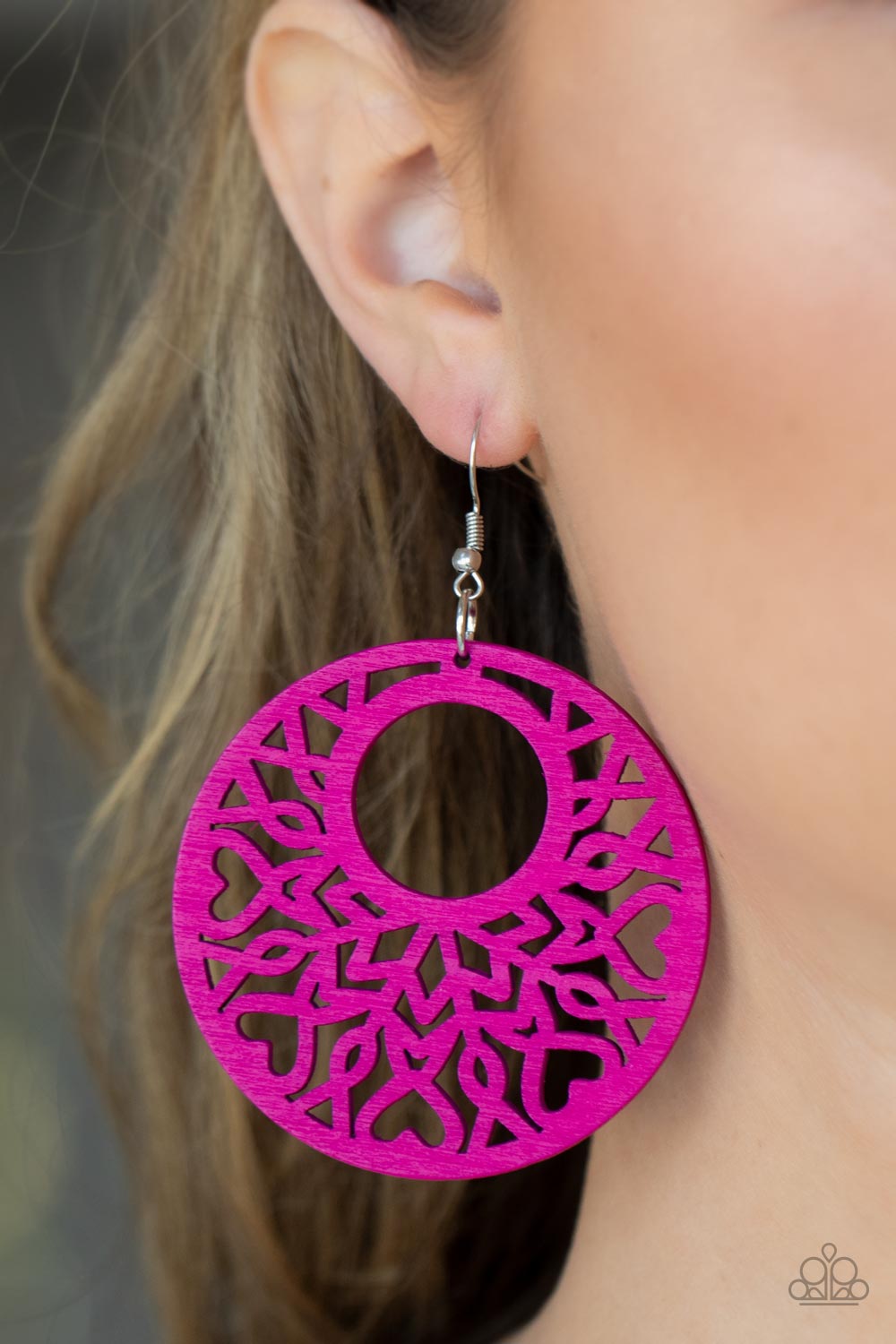 Paparazzi ♥ Tropical Reef - Pink ♥  Earrings