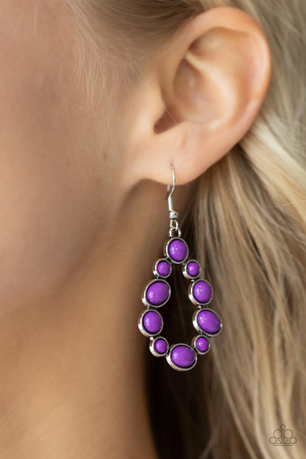 Paparazzi ♥ POP-ular Party - Purple ♥  Earrings