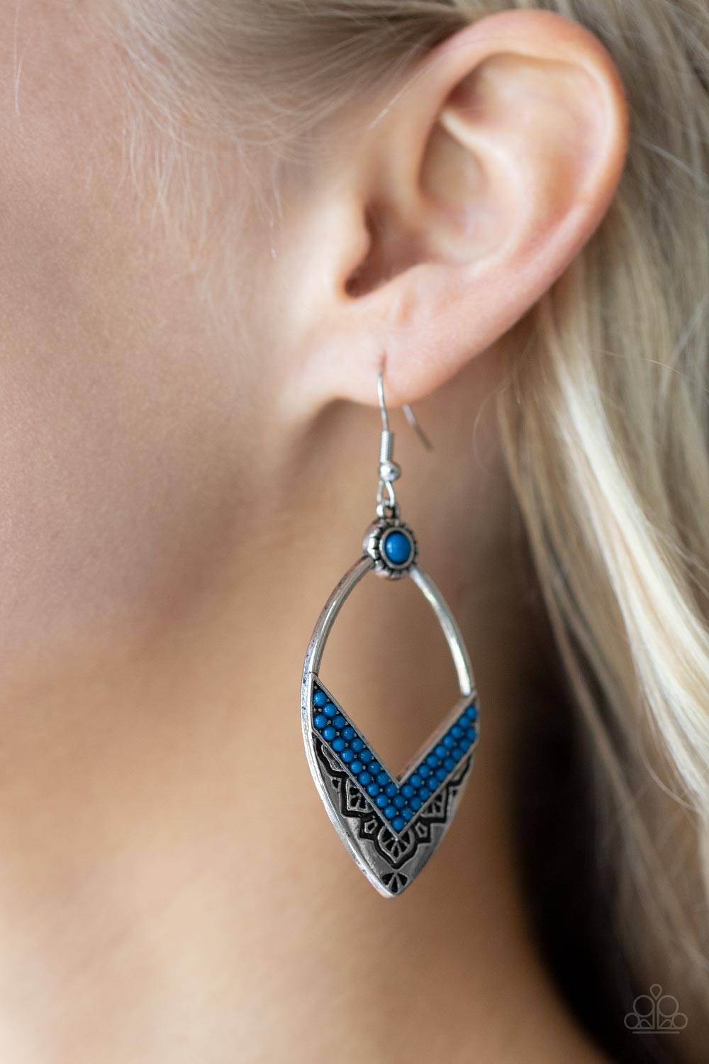 Paparazzi ♥ Indigenous Intentions - Blue ♥  Earrings