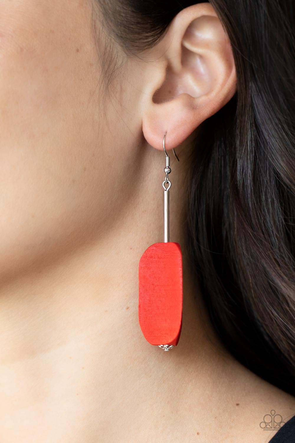 Paparazzi ♥ Tamarack Trail - Red ♥  Earrings