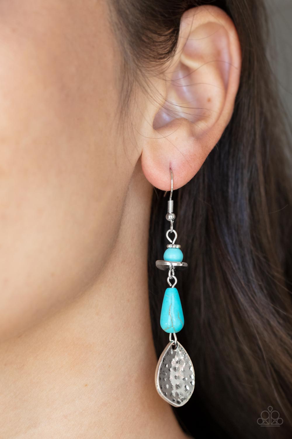 Paparazzi ♥ Artfully Artisan - Blue ♥  Earrings