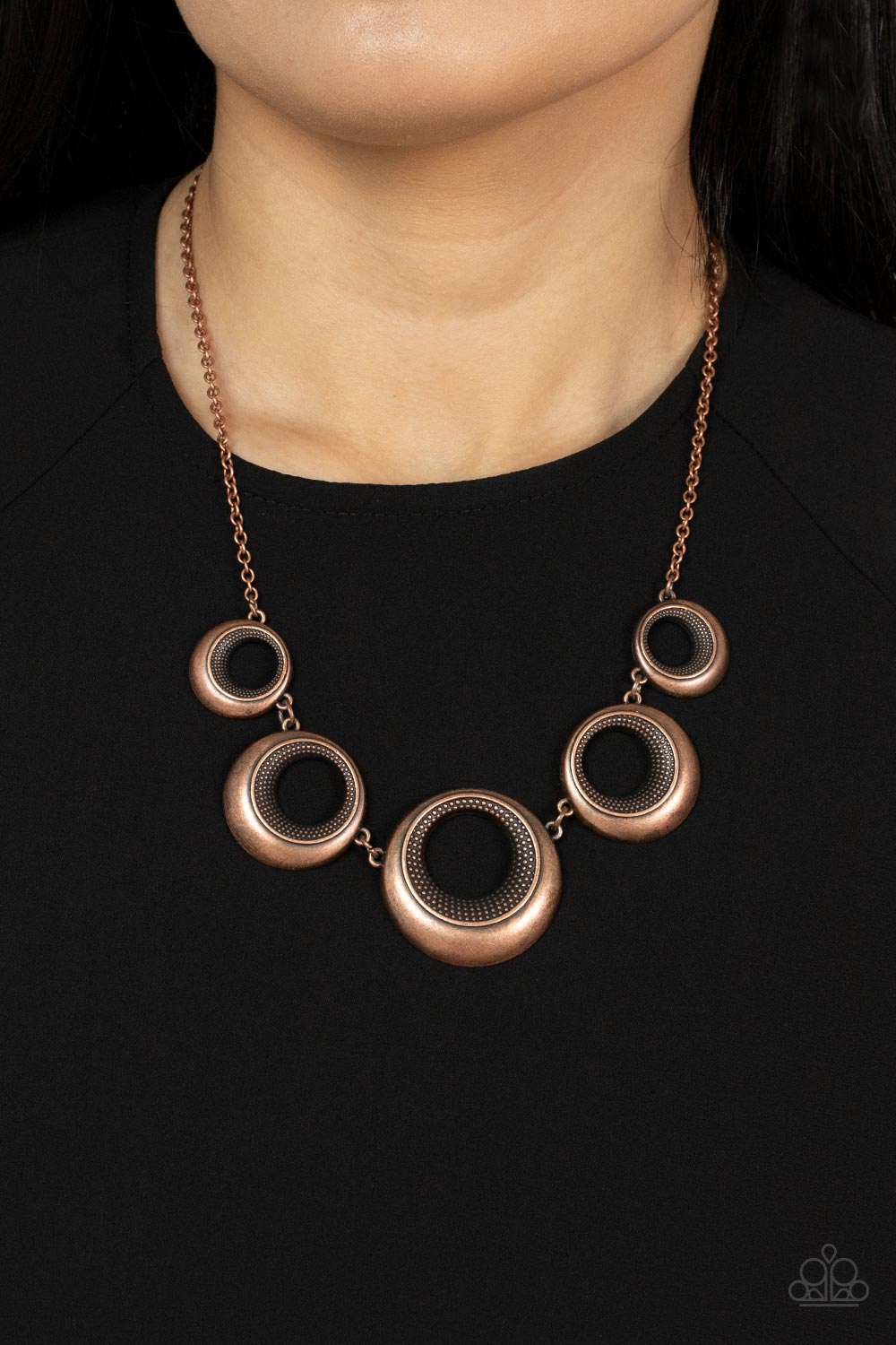 Paparazzi ♥ Solar Cycle - Copper ♥  Necklace