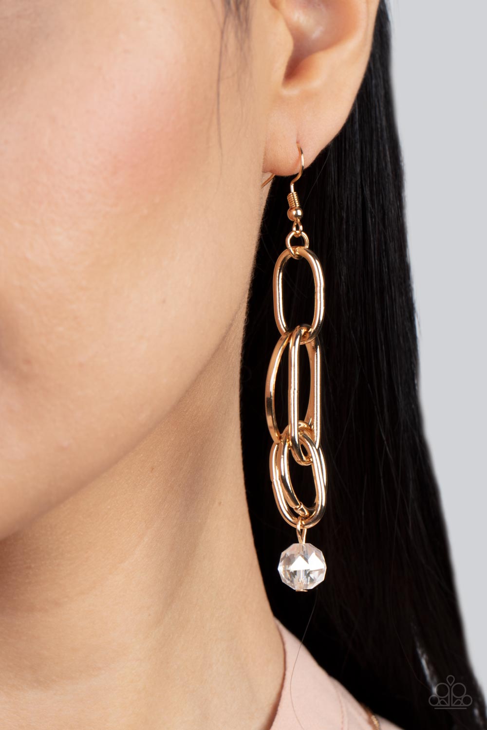 Candlelight Cruise - gold - Paparazzi earrings