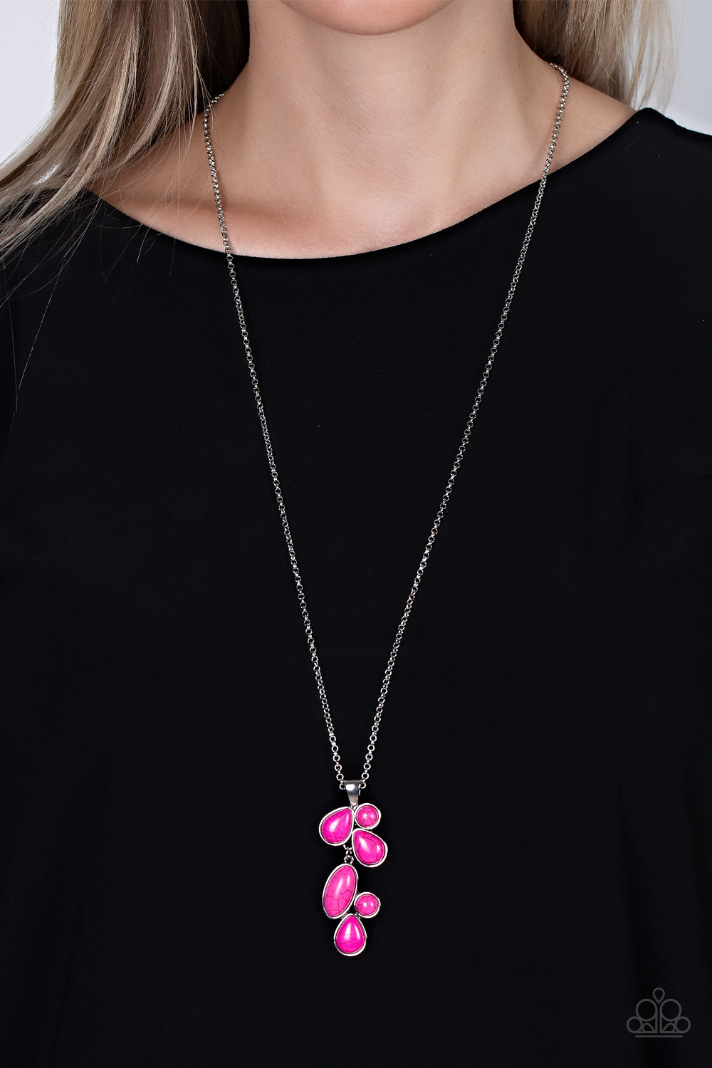 Paparazzi ♥ Wild Bunch Flair - Pink ♥  Necklace