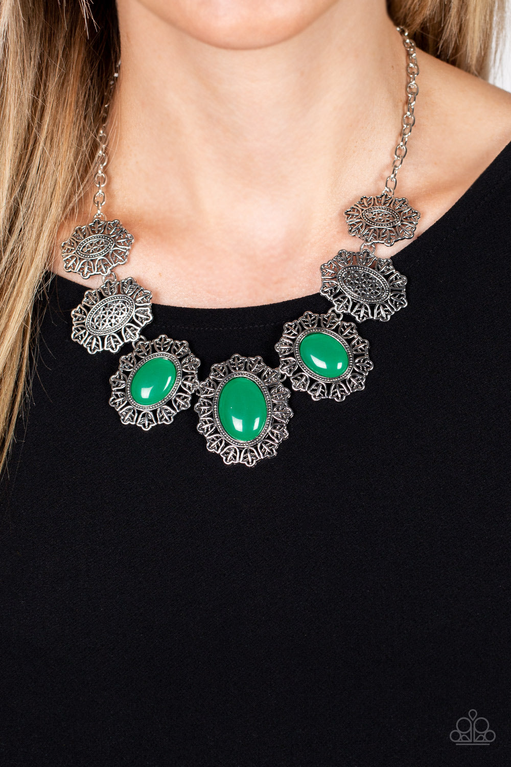 Paparazzi ♥ Forever and EVERGLADE - Green ♥ Necklace
