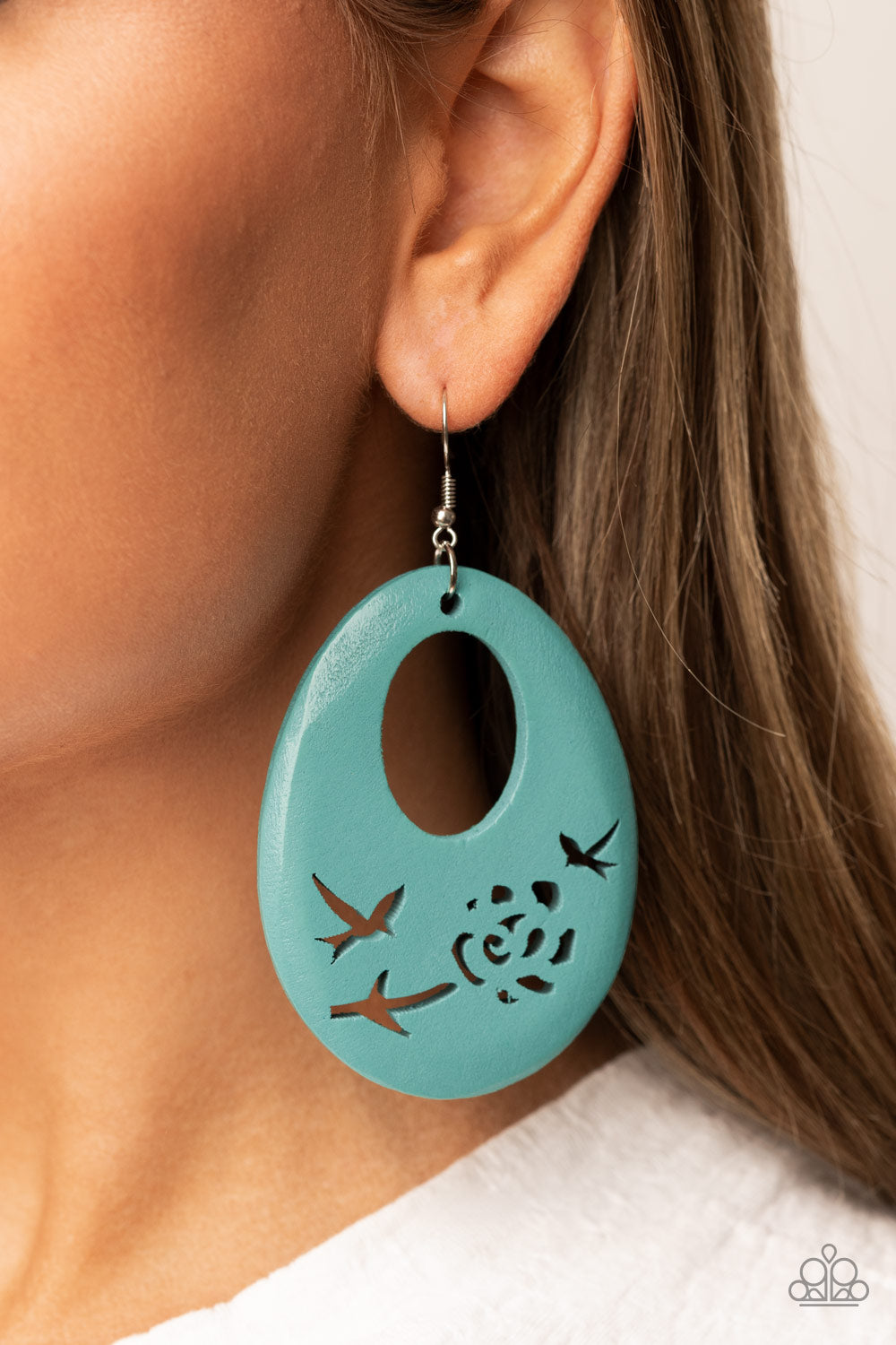 Paparazzi ♥ Home TWEET Home - Blue ♥  Earrings