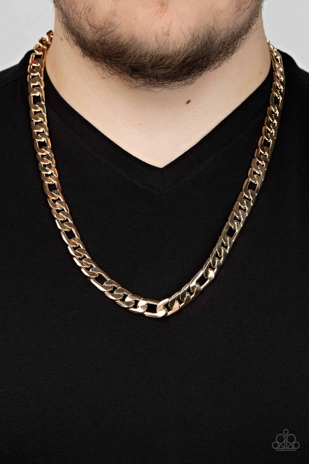 Paparazzi ♥ Metro Beau - Gold ♥ Mens Necklace – LisaAbercrombie