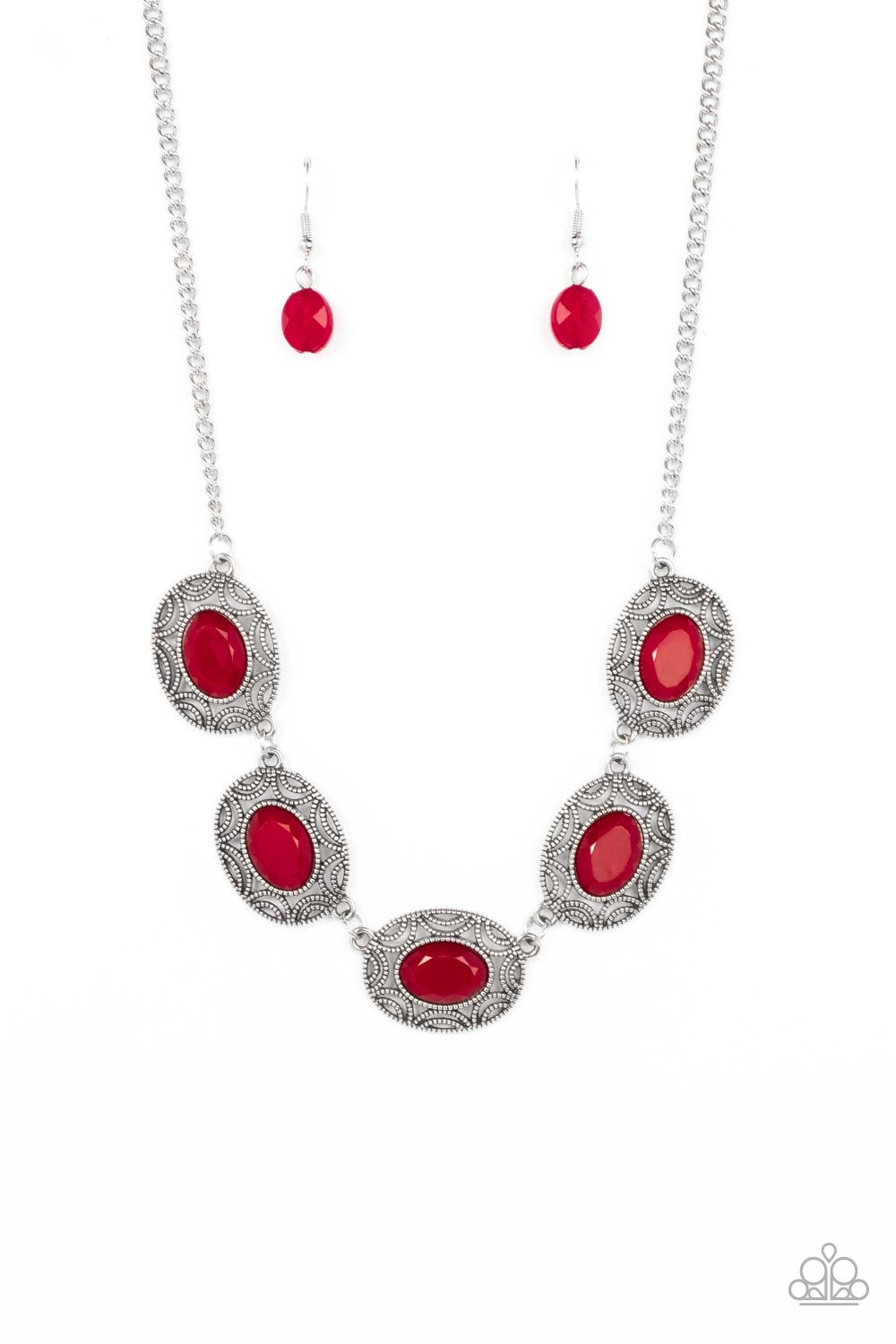 Paparazzi ♥ Radiant Reflections - Red ♥ Necklace – LisaAbercrombie