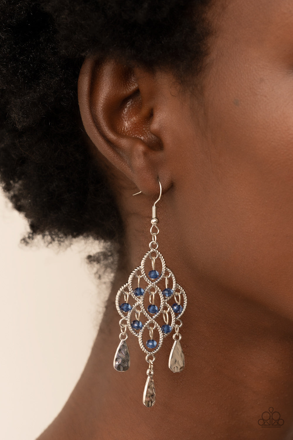 Paparazzi ♥ Sentimental Shimmer - Blue ♥  Earrings