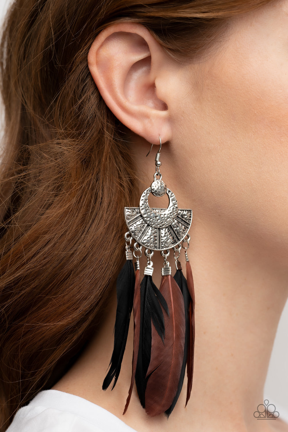 Paparazzi ♥ Plume Paradise - Multi ♥  Earrings