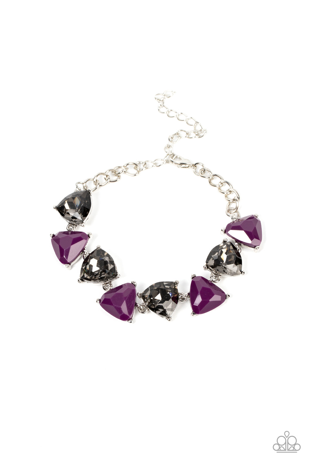 Paparazzi Pumped up Prisms Purple Bracelet LisaAbercrombie