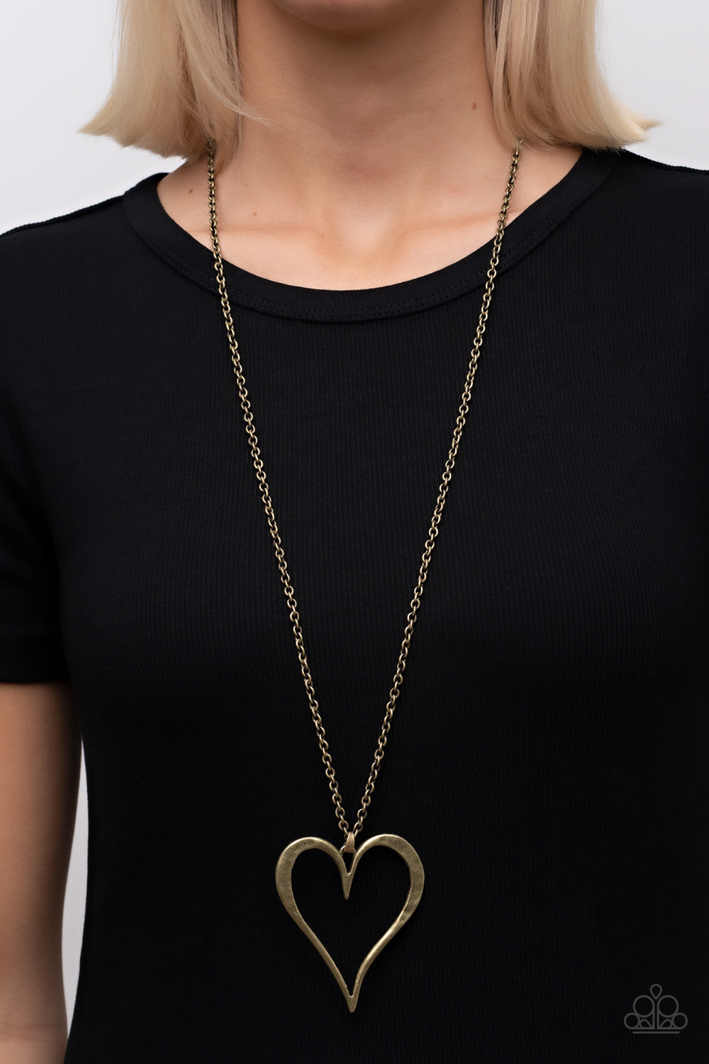 Brass clearance necklace paparazzi